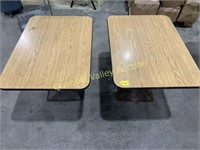 PAIR OF TABLES
