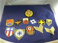 MILITARY PATCHES AND K OF C PATCH??
