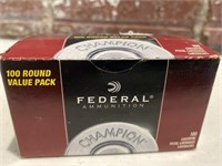 100 Rounds Federal 9mm- 115 gr. FMJ