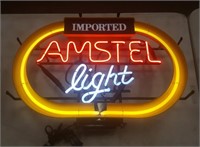Neon Amstel Light Sign (24 x 17) Works!
