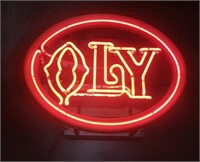 Neon Olympia Sign (19 x 15) Works!