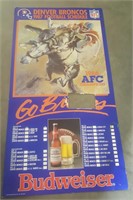 1987 Denver Broncos Poster (33 x 17)