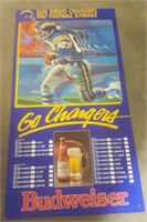1987 San Diego Chargers Poster (33 x 17)