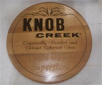 Wooden Knob Creek Sign (21 x 21)