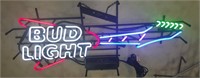 Neon Bud Light Sign (39 x 17) Works!