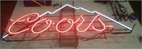 Neon Coors Sign (50 x 24) Works!