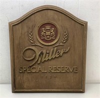 Miller Special Reserve plastic or foam 15x18