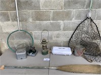 Burner, Vacuum Sealer, Lantern, Bucket & Fish Nets