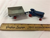 Fordson toy tractor and trailer