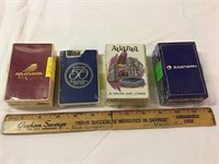 Airlines Playing cards lot