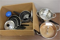 Large Lot of Metal Cookware