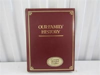 Our Family History Leather Back Book