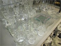Lot of Pressed Glass
