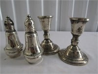 2 S&P Shakers & 2 Candlestick Holders