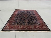 Blue & Red Area Rug 10 1/2' L x 8' W