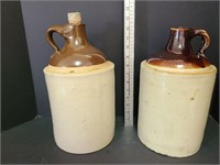 2 Pottery Home Brew Jugs