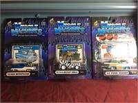 (3) Muscle Machines Diecast Cars