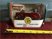 Matchbox Diecast Fire Truck 50th Ann. Limited Ed.