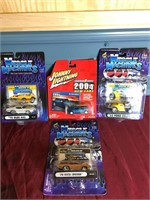 (4) Muscle Machines and Johnny Lightning Cars