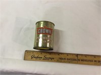 Crown motor oil can bank