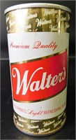 Vintage Walter's 12oz Flat Top Beer Can