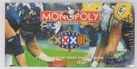 Vintage Monopoly Superbowl XXXII Edition Board