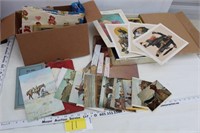 Norman Rockwell Knives, Harvey Dunn Post cards etc