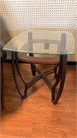 2 Ashley Furniture Glass Top End Tables