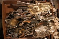 Large Lot of Asst. Flatware & S/P Shakers