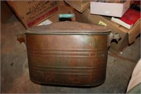 Copper Boiler with Lid and Contents