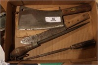 Meat Cleaver, Butcher Knife & Miscellaneous