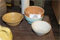 Lot of Four Small Stoneware Bowls