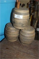 Lot of Three Stoneware Barrels