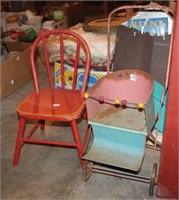Blondie Comics Doll Stroller & Child’s Chair