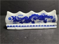 Ceramic dragon chopstick rest