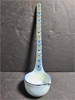 Ceramic blue ladle