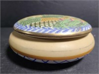 Andrea by Sadek decorative lidded trinket dish