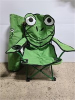 Kids animal folding frog chair