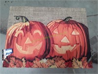 24" x 18" Halloween/Fall Pumpkin Mat
