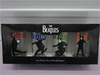 The Beatles Set of 4 Glasses