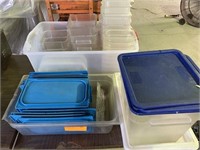 Large Lot of Plastic Tubs