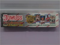 Donruss 1991 Baseball Collectors Set in Plastic