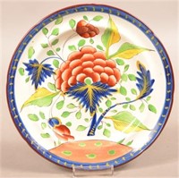 Gaudy Dutch Grape Pattern Soft Paste China Plate.
