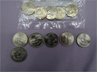 Uncirculated '09 Quarters & '04 - '06 Nickels