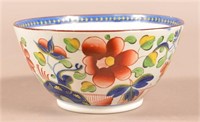 Gaudy Dutch China Single Rose Pattern Waste Bowl.