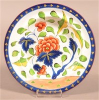 Gaudy Dutch Soft Paste China Grape Pattern Plate.