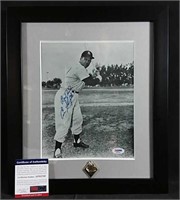 Autographed photograph of Yankees Enos Slaughter