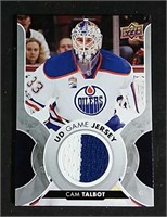 Cam Talbot Game Jersey patch card