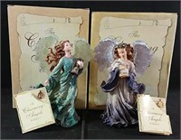 Two Charming Angels with charm from the Boyds