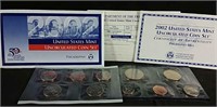 2002 US Mint uncirculated coin set